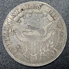 1799 Draped Bust Dollar  1 Heraldic Eagle Vf Details Obverse Graffiti