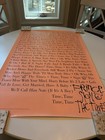 Super Rare Prince Sign O The Times Lyrics Original 1987 Vintage Promo Poster  