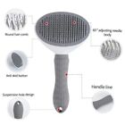 Pet Hair Remover Dog Cat Comb Grooming Massage Deshedding Self Cleaning Brush Us