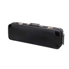 Wooden Violin Case - 3 4-4 4 Size Vegan Leather - Black  Nr-6900