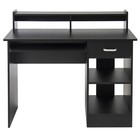 Computer Desk Home Office Study Table Writing Laptop Desk W  Drawers Storages