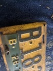 1943 South Carolina License Plate Double Or Re Stamp B 18 332