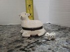 Porcelain Lamb Hinged Lid Trinket Box With Tiny Trinket Inside  2 5 Inches Wide