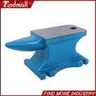 Findmall Forging Tool Single Round Horn Cast Iron Anvil Blacksmith Anvil 44lbs