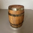 Vintage Whiskey Barrel Enjoy Coca Cola Coin Bank 6 X 4