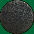 1797 C-1 Liberty Cap Half Cent Almost Good Ag Coin  Corrosion  44316