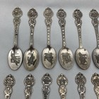 American Collectors Guild Heritage Collection 50 American States   Dc Spoons Vtg