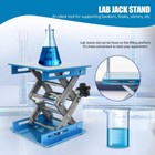    us   lab Jack Aluminum Oxide Lifting Platform Lab Lifter Stand Table Scissor Jack