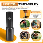 Skid Steer Tractor Heavy Duty Auger Adapter 2  Female Round To 2  Male Hex
