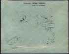 Austria 1918 Imperial First Airmail Set Flugpost Mi225-227 Cover Krakau P 105381