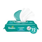 Pampers Baby Wipes Complete Clean 72 Count Baby Fresh Scented