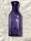 Deep Purple amethyst-medicine apothecary Glass Bottle Antique-gorgeous  