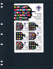  10 00 Scott Value - 2007 Turks Caicos Scouting S s Flags Nations Cv Mnh Nh Umm