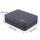 60 Grids Leather Gemstone Gem Diamond Storage Case Jewelry Display Box
