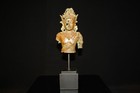 S4729 Antique Bronze Hindu Shiva Statue Sculpture Fragment  Java Indonesia