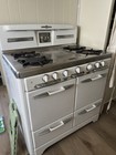 Vintage 1950s O keefe   Merritt Gas Stove Range Cooktop Griddle Broiler