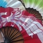Sensu Japanese Traditional Hand Fan Dance Fan 5pcs Set With Box