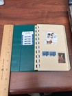 Stamp Collector   s Stock Book  Vintage used  4 Pages  6x4 Inches  With Stamps