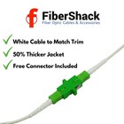 3m  9ft   Sc apc To Sc apc Fiber Patch Cable Om2 Single Mode 9 125um - White