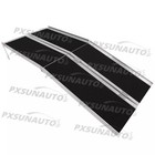 Fit For 8ft Used Home Wheelchair Ramp Non-skid Folding Aluminum Ramps Steps