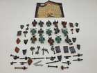 Mixed Lot Of Vintage Mega Bloks Dragons Figures   Weapons Warfang Vallheran 