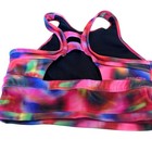 Jo jax Multicolor Mesh Dance Crop Top Sports Bra Xsa Adult Xs