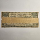 1913 Mexico Revolutionary Gobierno 1 Peso Banknote Note Bill Currency Poor Cond