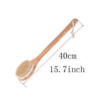 Premium Natural Bristle Wooden Bath Shower Body Back Dry Skin Brush Spa Scrubber