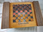 Vtg Anheuser Busch Wood Box crate W  Checkers Lid St Louis Mo Budweiser Eagle