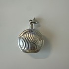 Vintage Perfume Bottle Pendant  Shell Design