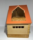 Vintage Calico Critters Log Cabin-sylvanian Families House-epoch Toy For Playset