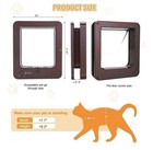 Smart Cat Door For Interior   Exterior  Rfid Cat Pet Door With 3 Collar Senso   