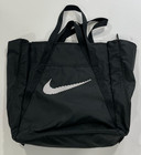 Nwot Nike Gym Tote 28l Expandable Side Zip Panels Dual Carry Handle Black