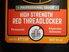 Box Of 10 Gorillapro At150 Threadlocker Red Liquid  50ml Bottle  10008080