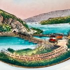 Junction - Harpers Ferry Wva West Virgina Souvenir Porcelain Trinket China Plate