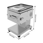 Commercial Meat Cutter Electric Meat Cutter Slicer 5mm Meat Cutting Machine 750w