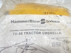 Yellow Snowco Tractor Umbrella Cover Shade Replacement Tu-56 New