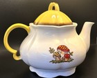 Vintage Merry Mushroom Teapot 1976 Sears   Roebuck Co Woodland Cottage Retro