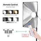 2pcs 85w Softbox Lighting Kit Led Video Photography Light Stand Studio Photo