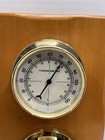 Vintage Sunbeam Weather Station Humidity Barometer Thermometer Wood