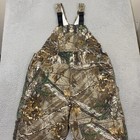 Carhartt Bib Mens 2xl Short Realtree Camo Insulated Double Knee Overalls