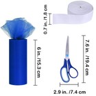 11 Colors Rainbow Tulle Rolls Tulle Netting Rolls Tulle Fabric Spool Ribbon 6   