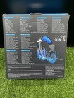 Bengoo G9000 Stereo Gaming Headset Blue Led Mic Ps4 Ps5 Xbox One Pc New Sealed