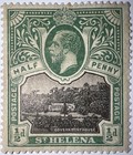 Travelstamps  St  Helena Stamps Scott  61 - 1 2d King George V Mint Mogh