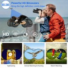 180x100 Zoom Day Night Vision Outdoor Travel Binoculars Hunting Telescope case