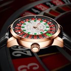 New Pindu Luxury Men s Automatic Watch 5atm Casino Tourbillon Rotating Roulette