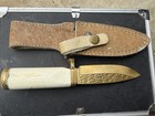Michael Prater Signature Series Knife With Leather Sheath