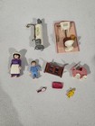 Vintage Playmobil Victorian Mansion Bathroom Doll Stroller Figures Lot 