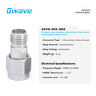 Dc Block On Inner Conductor 2 92mm Male To 2 92mm Female  10 Mhz - 40ghz 
