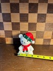 Vintage Christmas White Polar Bear Candle